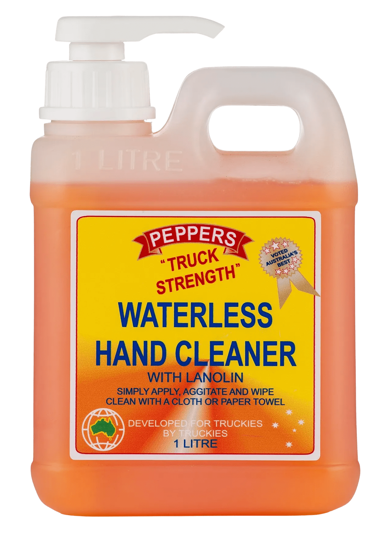 Waterless Hand Cleaner - Peppers Truck Strength